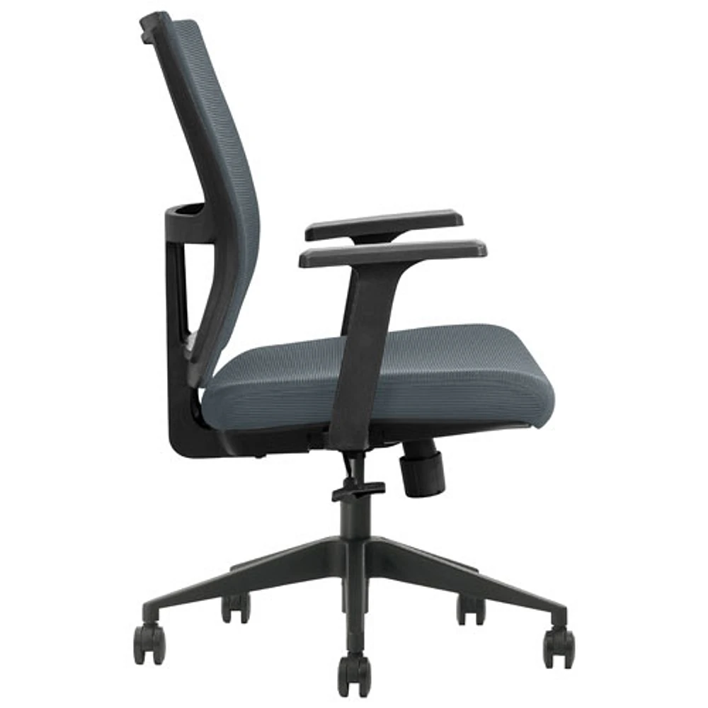 Fauteuil de bureau ergonomique à dossier mi-haut de Kopplen - Gris