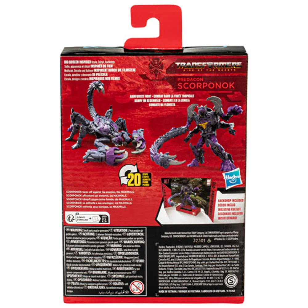 Hasbro Transformers Studio Deluxe Transformers: Rise of the Beasts - Predacon Scorponok Action Figure