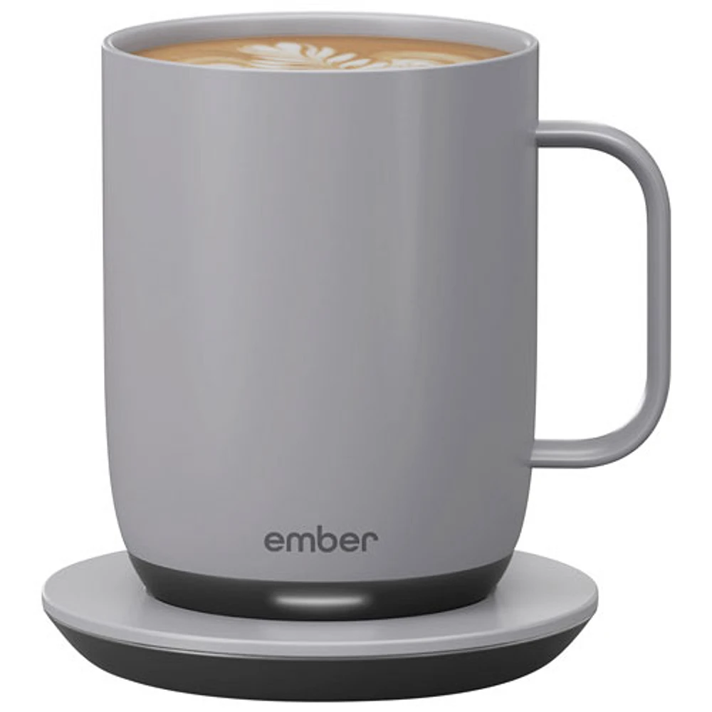 Tasse intelligente à régulation thermique de 414 ml (14 oz) Mug 2 d'Ember - Gris