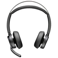 Casque d'écoute sans fil Poly Voyager Focus 2 de HP - Noir