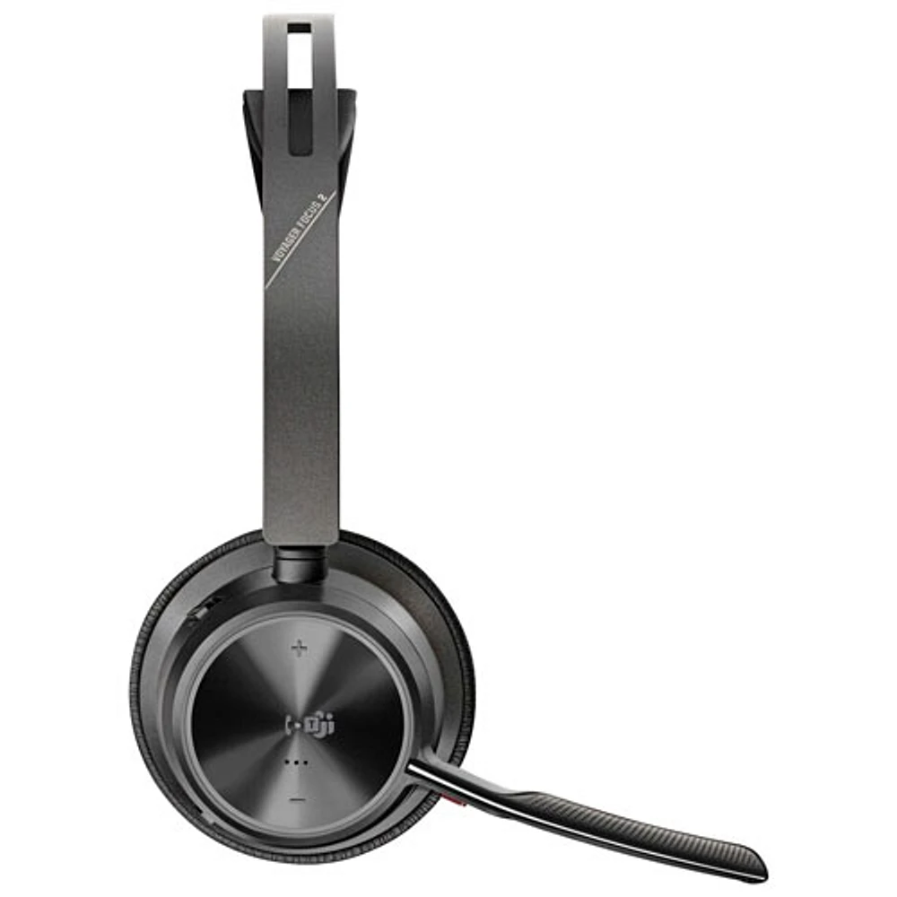 Casque d'écoute sans fil Poly Voyager Focus 2 de HP - Noir