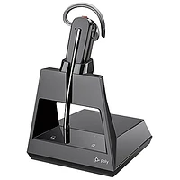 Système avec casque d'écoute sans fil Poly Voyager 4245 de HP - Noir