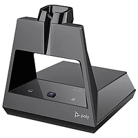 Système avec casque d'écoute sans fil Poly Voyager 4245 de HP - Noir