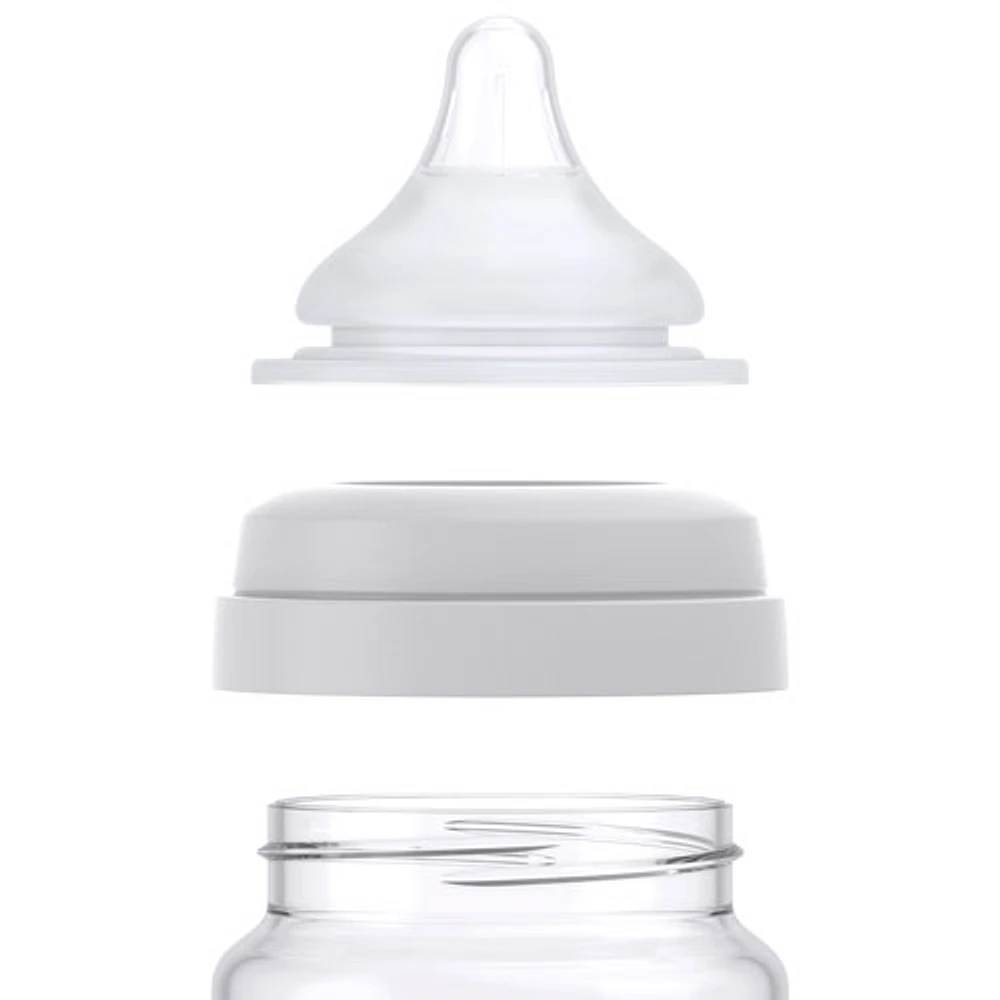 Ensemble de biberons hybrides BuubiBottle de Quark - Gris