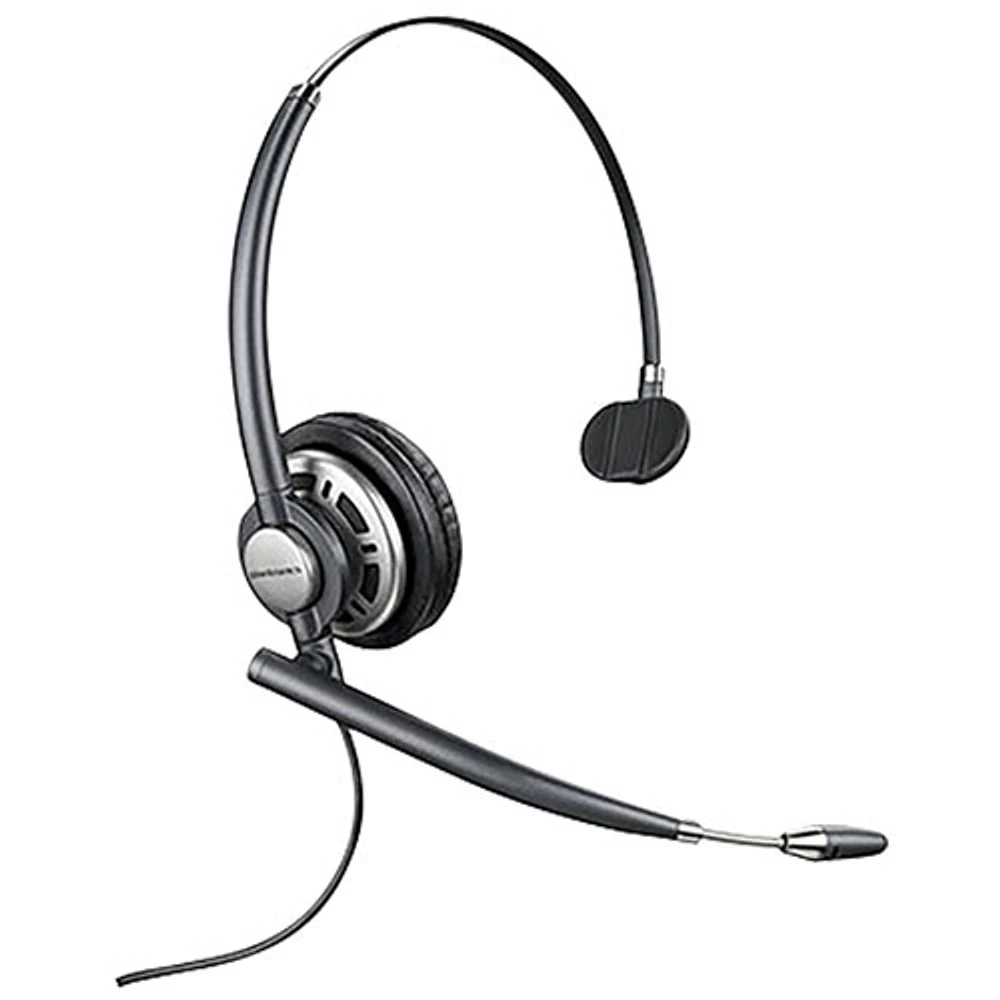 Casque d'écoute avec fil à suppression du bruit Poly EncorePro HW710 de HP - Noir