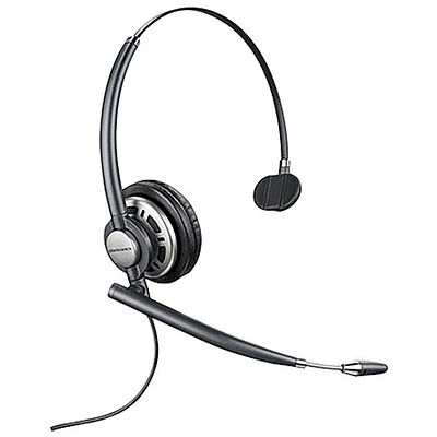 Casque d'écoute avec fil à suppression du bruit Poly EncorePro HW710 de HP - Noir