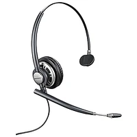 Casque d'écoute avec fil à suppression du bruit Poly EncorePro HW710 de HP - Noir