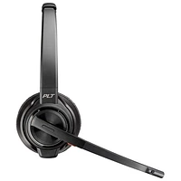 HP Poly Savi 8220 On-Ear Noise Cancelling True Wireless Headset - Black