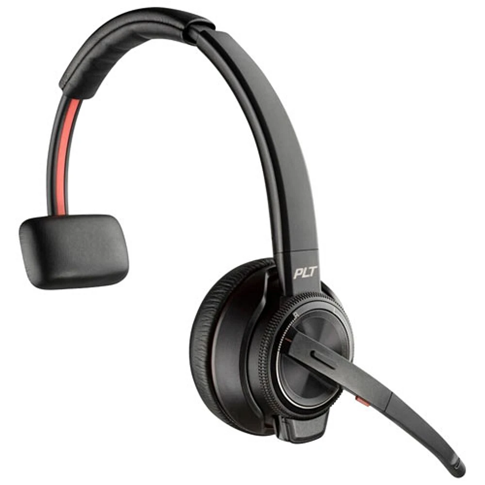 Casque d'écoute 100 % sans fil à suppression du bruit Poly Savi 8200 de HP - Noir