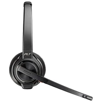 Casque d'écoute 100 % sans fil à suppression du bruit Poly Savi 8220-M de HP - Noir