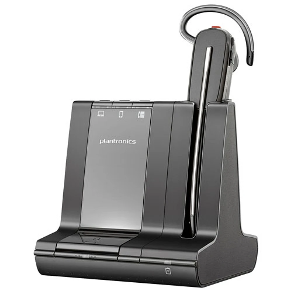 HP Poly Savi 8200 Over-Ear Noise Cancelling True Wireless Headset - Black