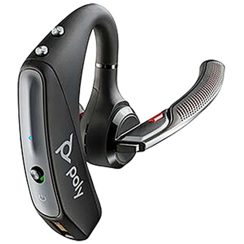 Casque d'écoute Bluetooth à suppression du bruit Poly Voyager 5200 de HP - Noir