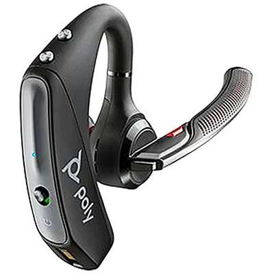 Casque d'écoute Bluetooth à suppression du bruit Poly Voyager 5200 de HP - Noir