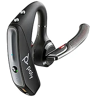 Casque d'écoute Bluetooth à suppression du bruit Poly Voyager 5200 de HP - Noir