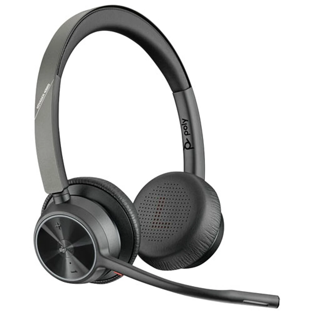 HP Poly Voyager 4320-M On-Ear Bluetooth Headset - Black