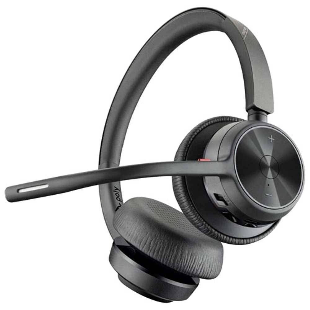 HP Poly Voyager 4320 UC On-Ear Bluetooth Headset - Black