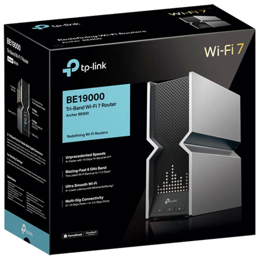 TP-Link Archer BE800 Wireless Tri-Band Wi-Fi 7 Router