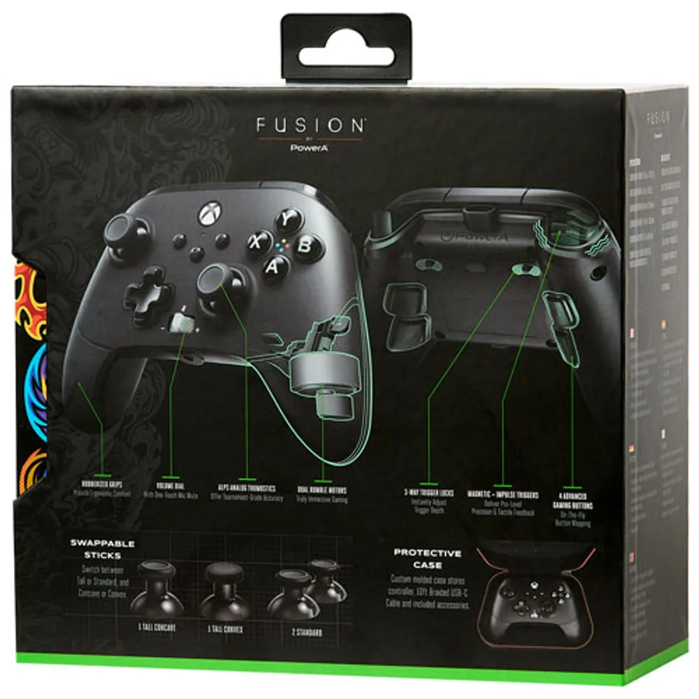 PowerA FUSION Pro 3 Wired Controller for Xbox Series X|S - Black