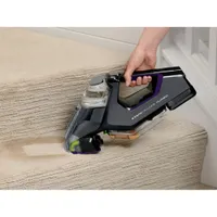 Bissell Pet Stain Eraser PowerBrush Cordless Portable Carpet Cleaner - Black/Purple