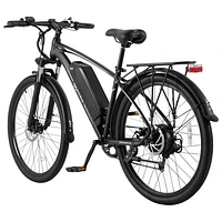 GoPowerBike GoFalcon Electric City Bike (500W Motor / Up to 80km Battery Range / 32km/h Top Speed) - Black - Exclusive Retail Partner