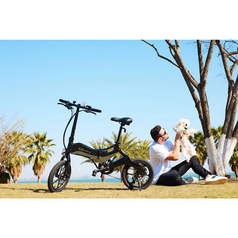 GoPowerBike GoKlik Foldable Compact Electric City Bike (350W Motor /Up to 48km Battery Range /25km/h Top Speed) - Exclusive Retail Partner