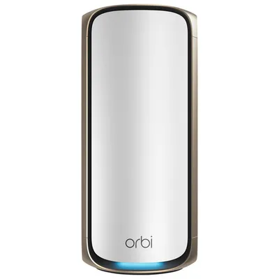 NETGEAR Orbi Quad-Band Whole Home Mesh Wi-Fi 7 Add-on Satellite (RBE970-100CNS)