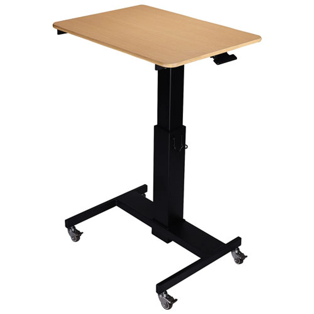 Rocelco 28" Portable & Adjustable Sit-Stand Desk - Wood