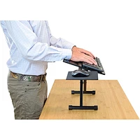 Uncaged Ergonomics KT3 Adjustable Keyboard Stand- Black