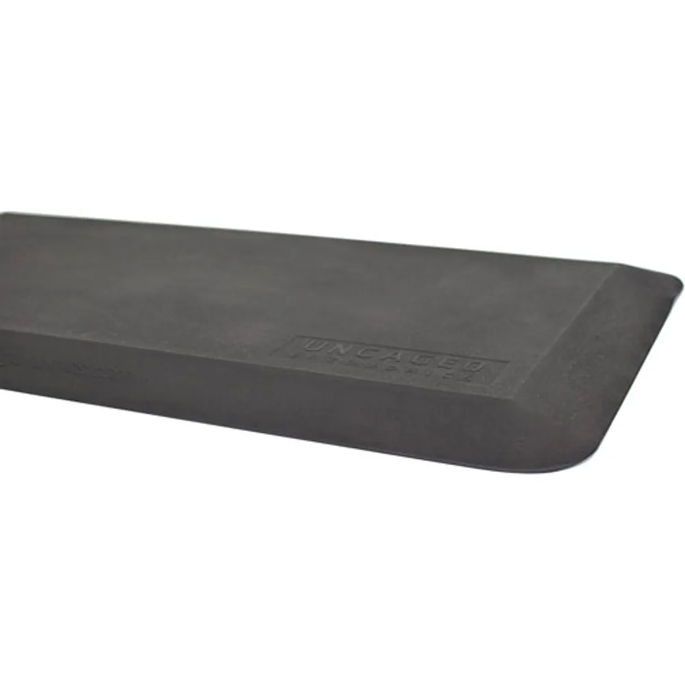 Tapis antifatigue pour bureau debout d'Uncaged Ergonomics - Noir