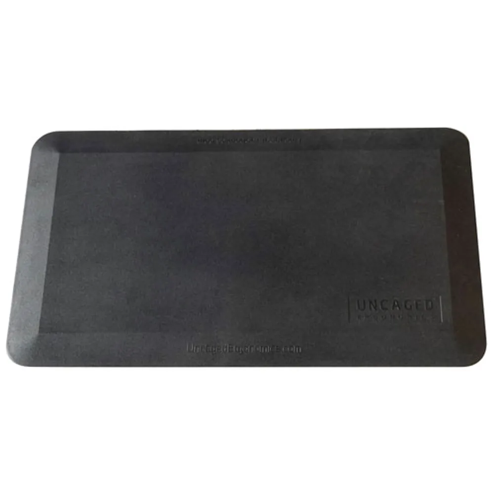 Uncaged Ergonomics Anti-Fatigue Standing Mat - Black