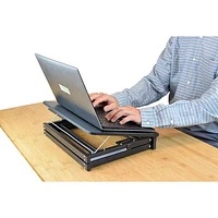 Uncaged Ergonomics CD4 Ergonomic Adjustable Laptop Stand - Black