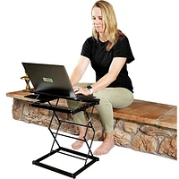 Uncaged Ergonomics CD4 Ergonomic Adjustable Laptop Stand - Black