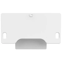 Rocelco 46"W Ergonomic Adjustable Desk Riser with Keyboard Tray - White
