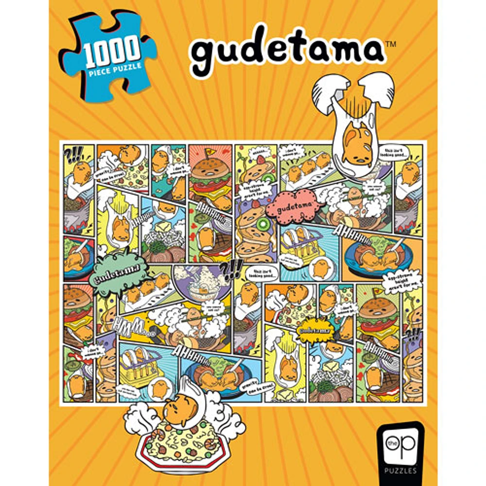 Casse-tête Gudetama: Amazing Egg-Ventures de USAopoly - 1000 morceaux