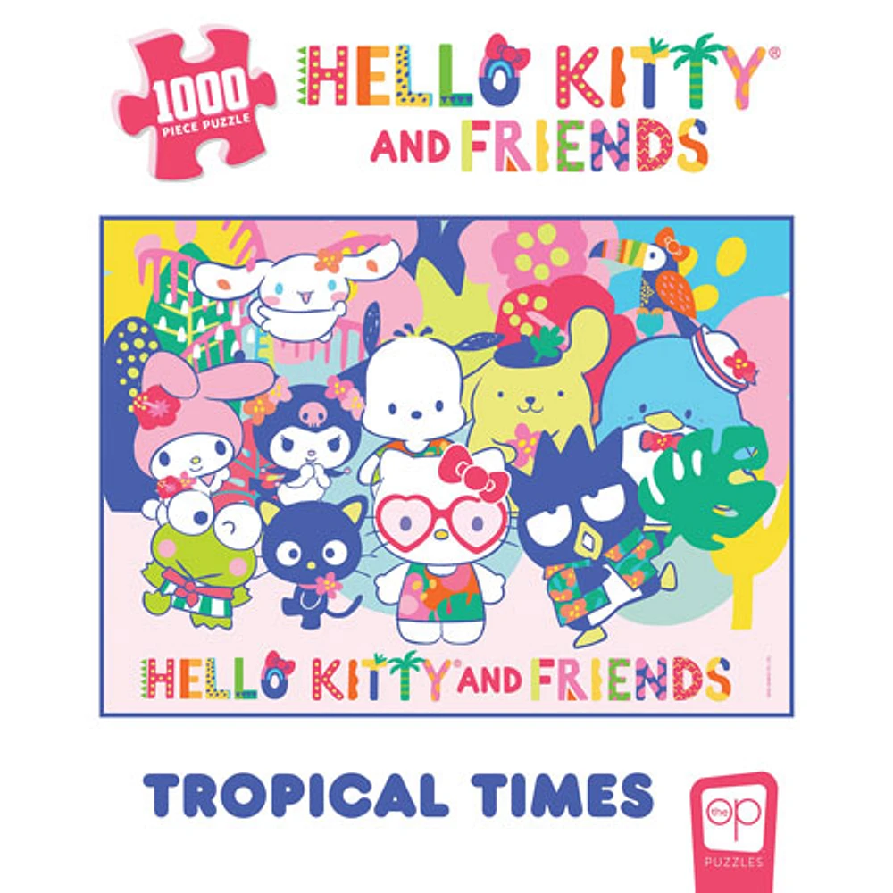 Casse-tête Hello Kitty and Friends : Tropical Times d'USAopoly - 1000 morceaux