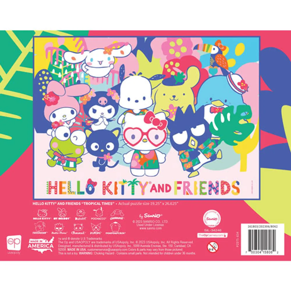 USAopoly Hello Kitty and Friends: Tropical Times Puzzle - 1000 Pieces