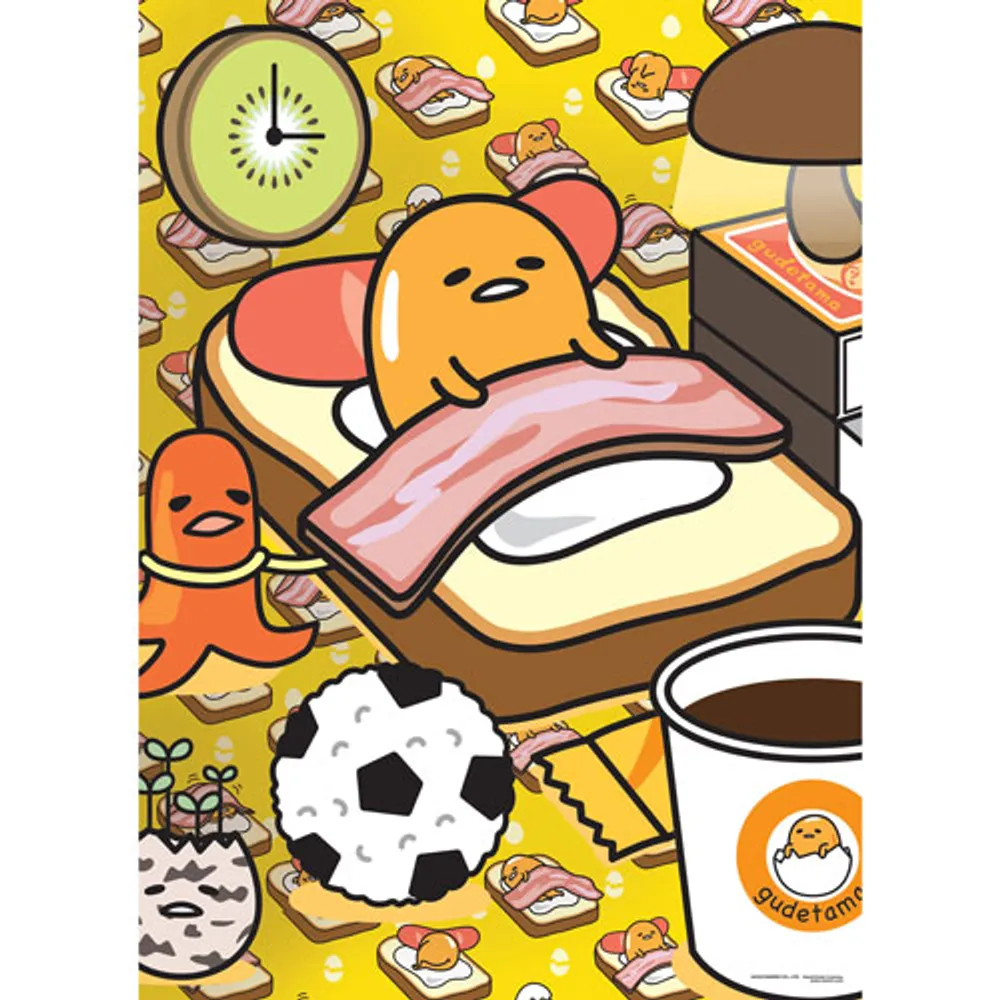 USAopoly Gudetama: Work From Bed Puzzle - 1000 Pieces