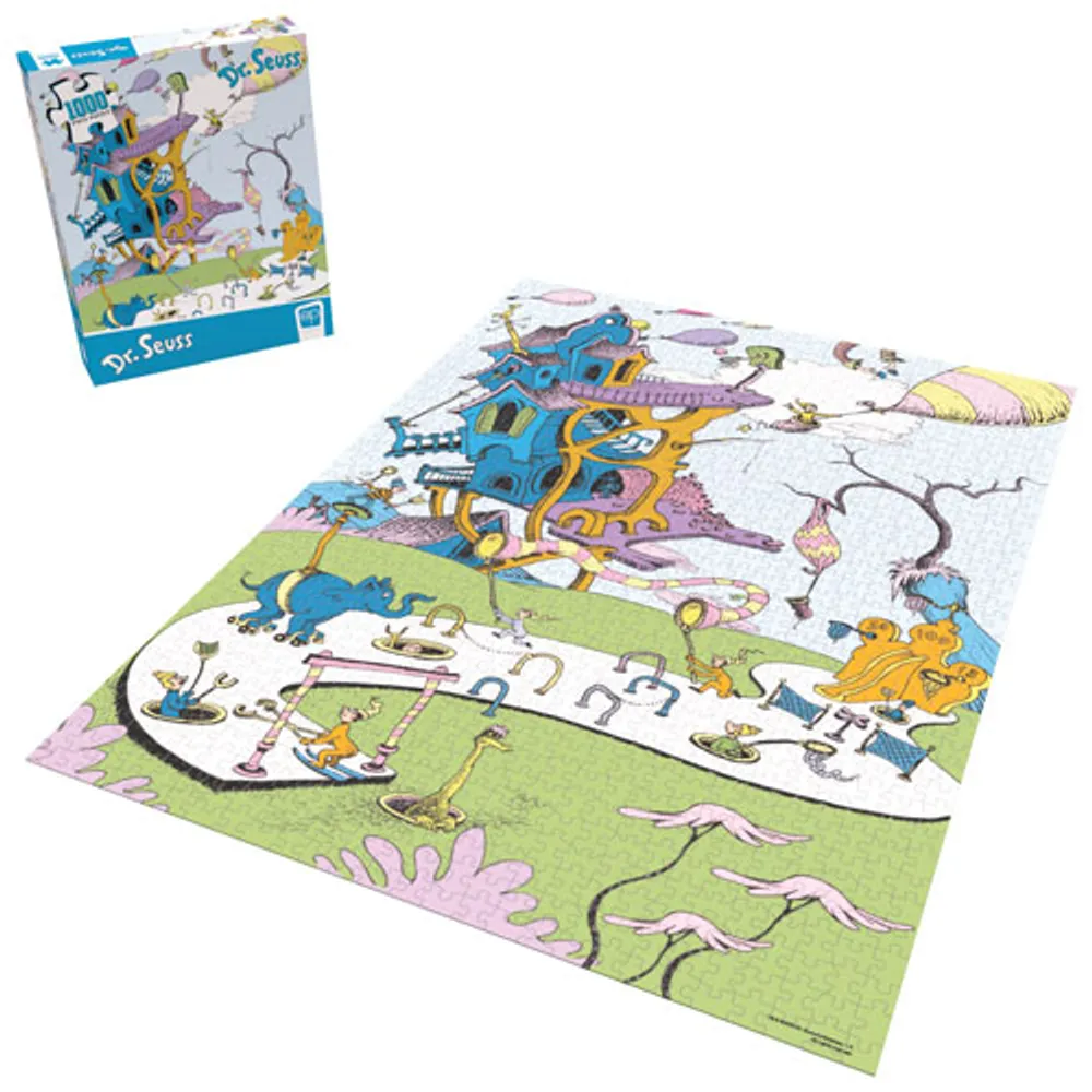 USAopoly Dr. Seuss: Oh, the Places You’ll Go! Puzzle - 1000 Pieces