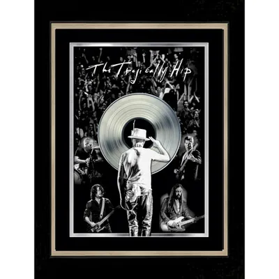 Frameworth The Tragically Hip: Gord Salute with Platinum LP Framed Canvas (26x34")
