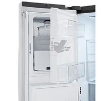 LG 36" 26 cu. ft. Smart Mirror InstaView Counter-Depth MAX French Door Refrigerator (LLFOC2606S) - Stainless - Only at Best Buy