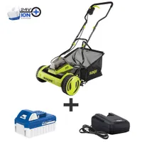 Sun Joe iON+ 24V 15" Cordless Reel Mower (24V-CRLM15)