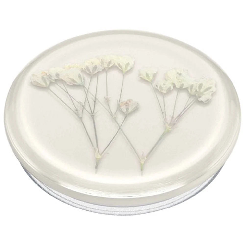 PopSockets PopGrip Universal Cell Phone Expanding Grip & Stand - Pressed Baby's Breath