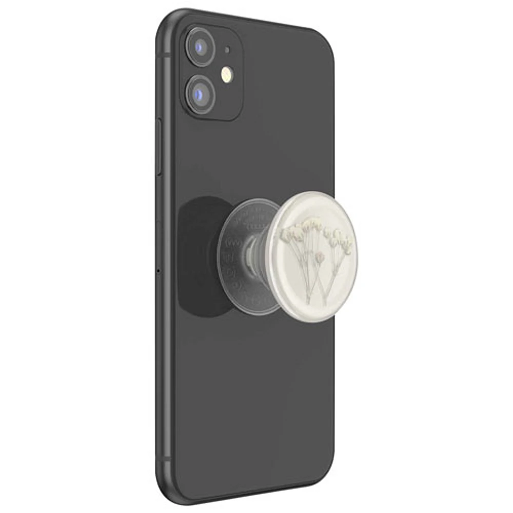 PopSockets PopGrip Universal Cell Phone Expanding Grip & Stand - Pressed Baby's Breath