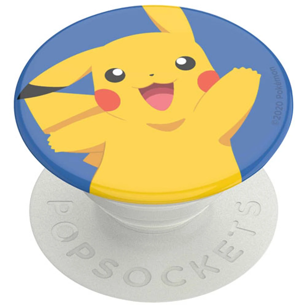 Prise extensible à support universel PopGrip de PopSockets pour téléphone cellulaire - Pikachu renversé