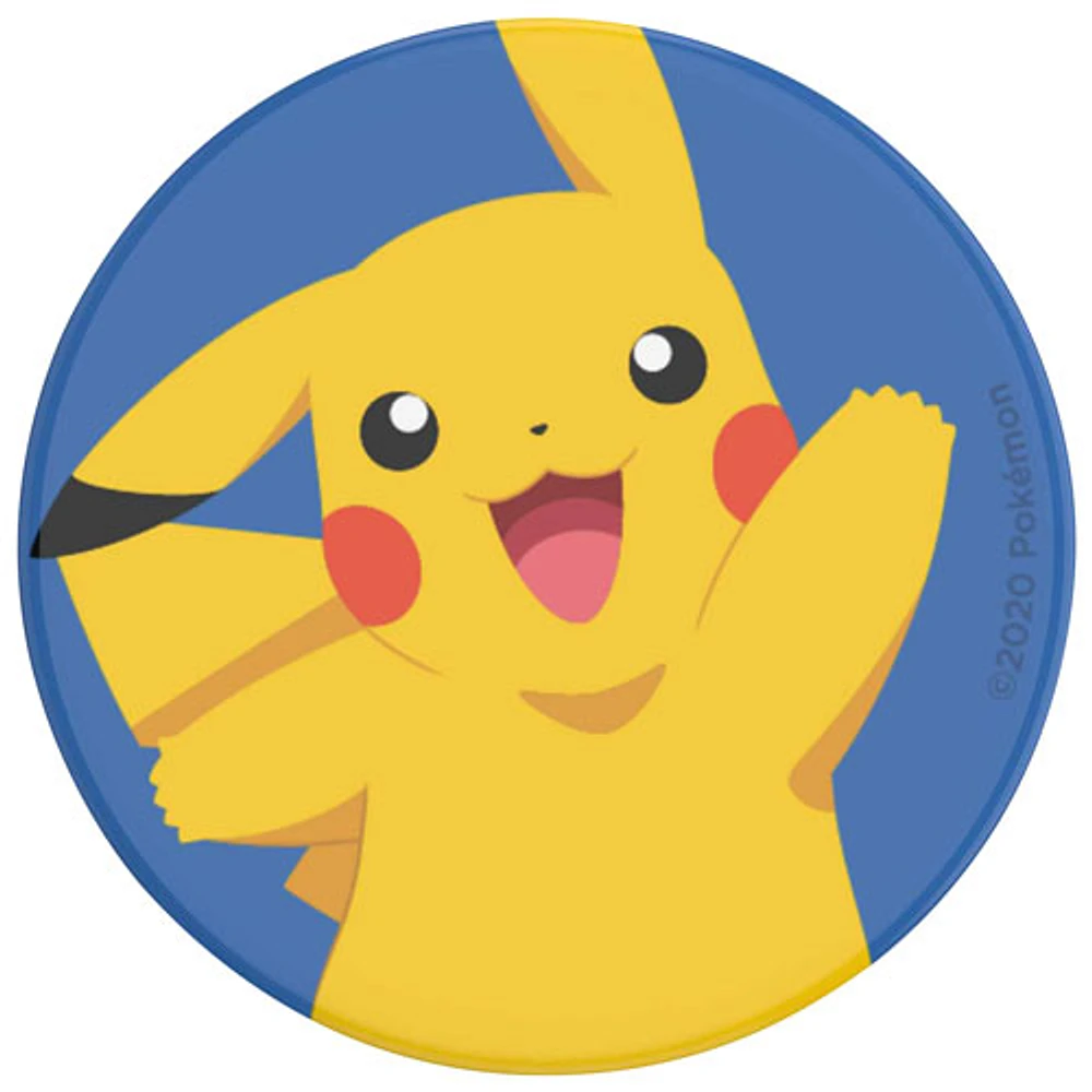 Prise extensible à support universel PopGrip de PopSockets pour téléphone cellulaire - Pikachu renversé