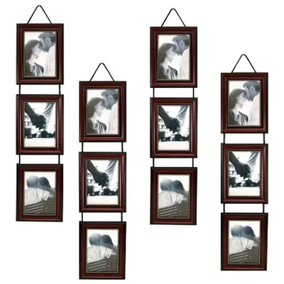 Kiera Grace Classic 8" x 10" Photo Frame (PH44048-8DC-4) - 4 Packs - Dark Brown