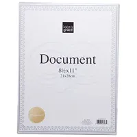 Kiera Grace Document 8.5" x 11" Photo Frame (PH43187-5DC-12) - 12 Pack - Clear