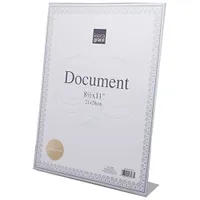 Kiera Grace Document 8.5" x 11" Photo Frame (PH43187-5DC-12) - 12 Pack - Clear