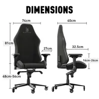 Blacklyte Athena Ergonomic High-Back Gaming Chair