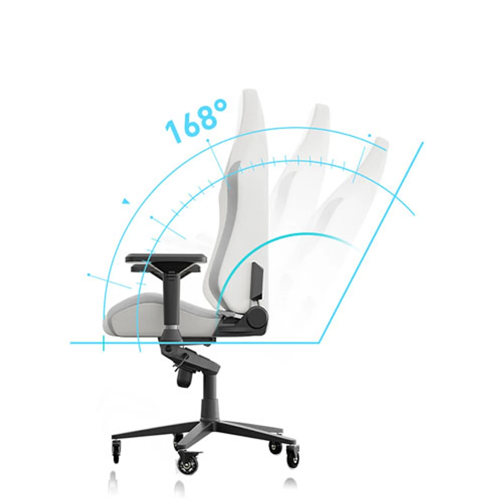 Blacklyte Athena Ergonomic High-Back Gaming Chair - White